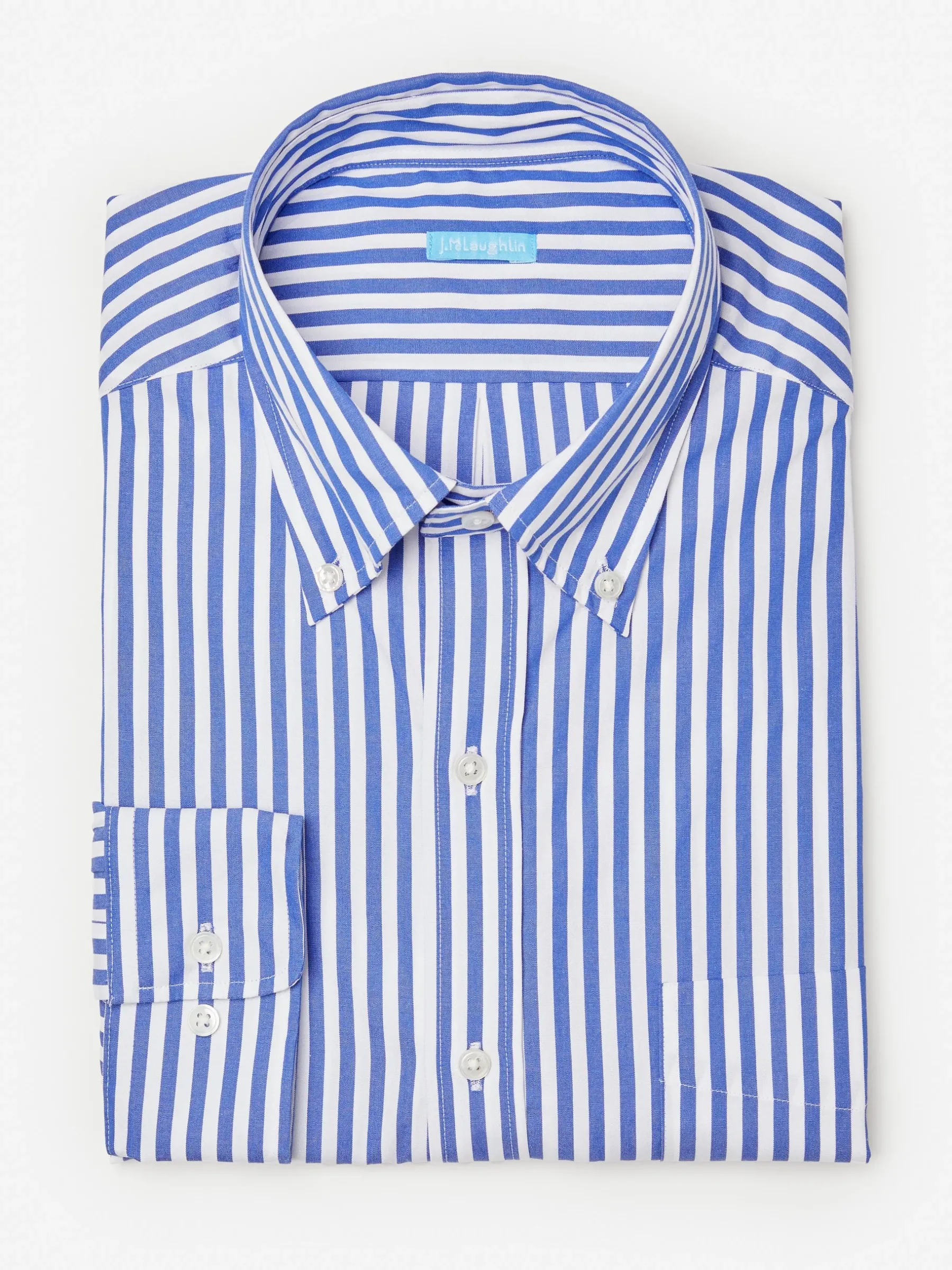 Collis Classic Fit Shirt In Bengal Stripe-J.McLaughlin Outlet