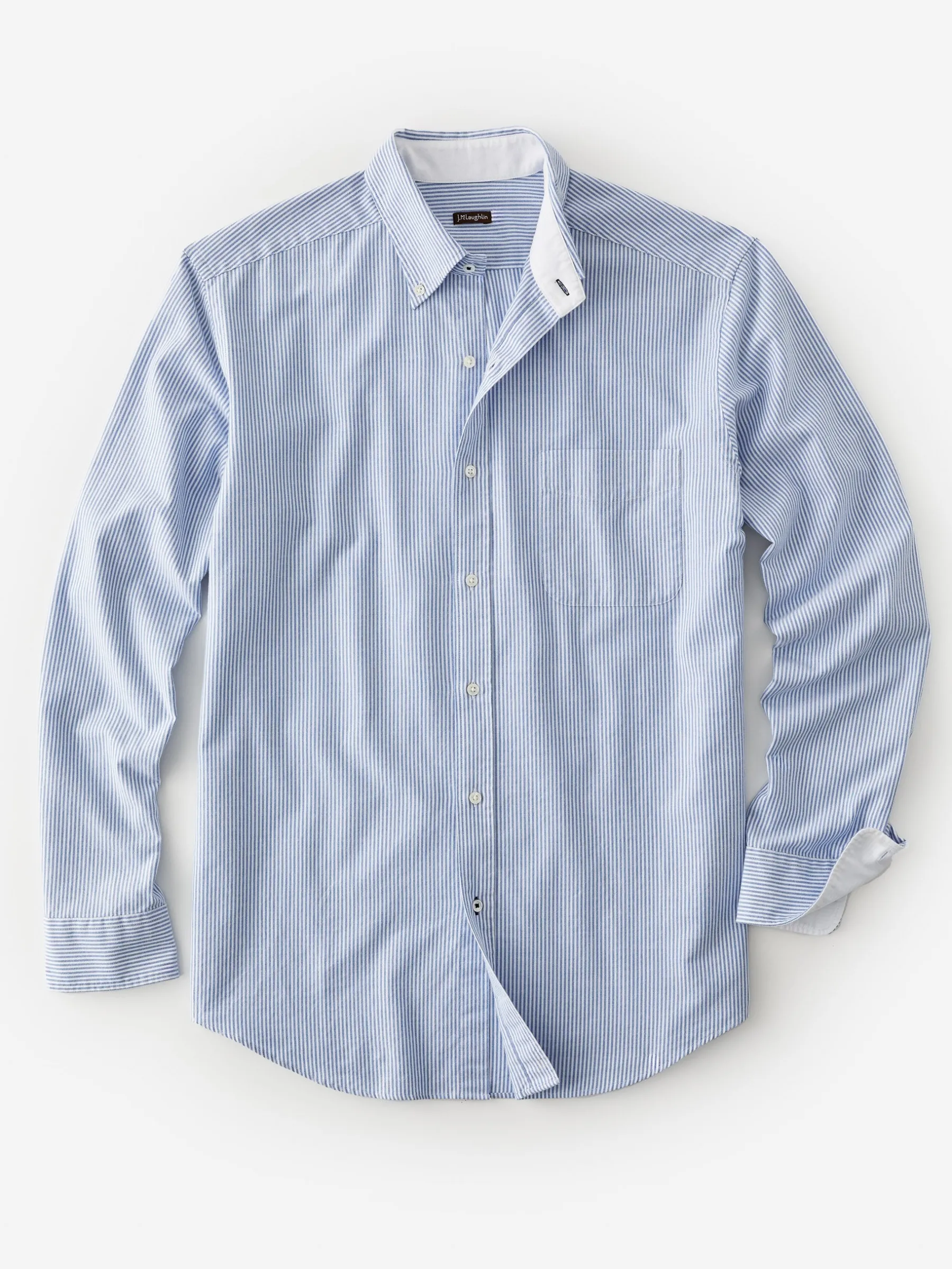 Collis Classic Fit Shirt In Stripe-J.McLaughlin Clearance