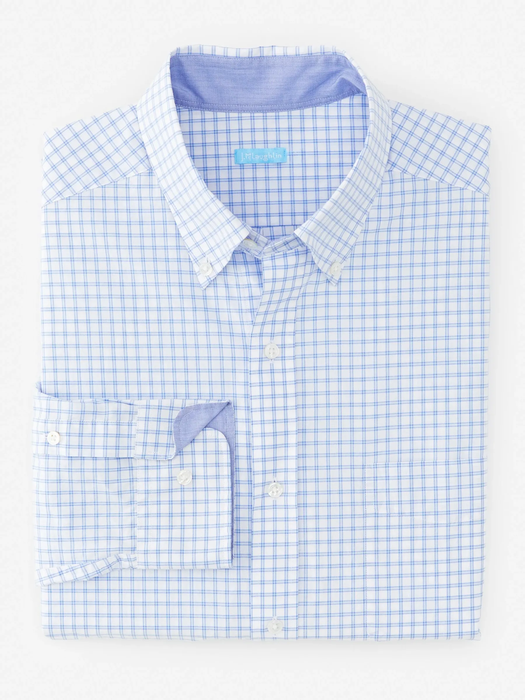 Collis Classic Fit Shirt In Check-J.McLaughlin Online