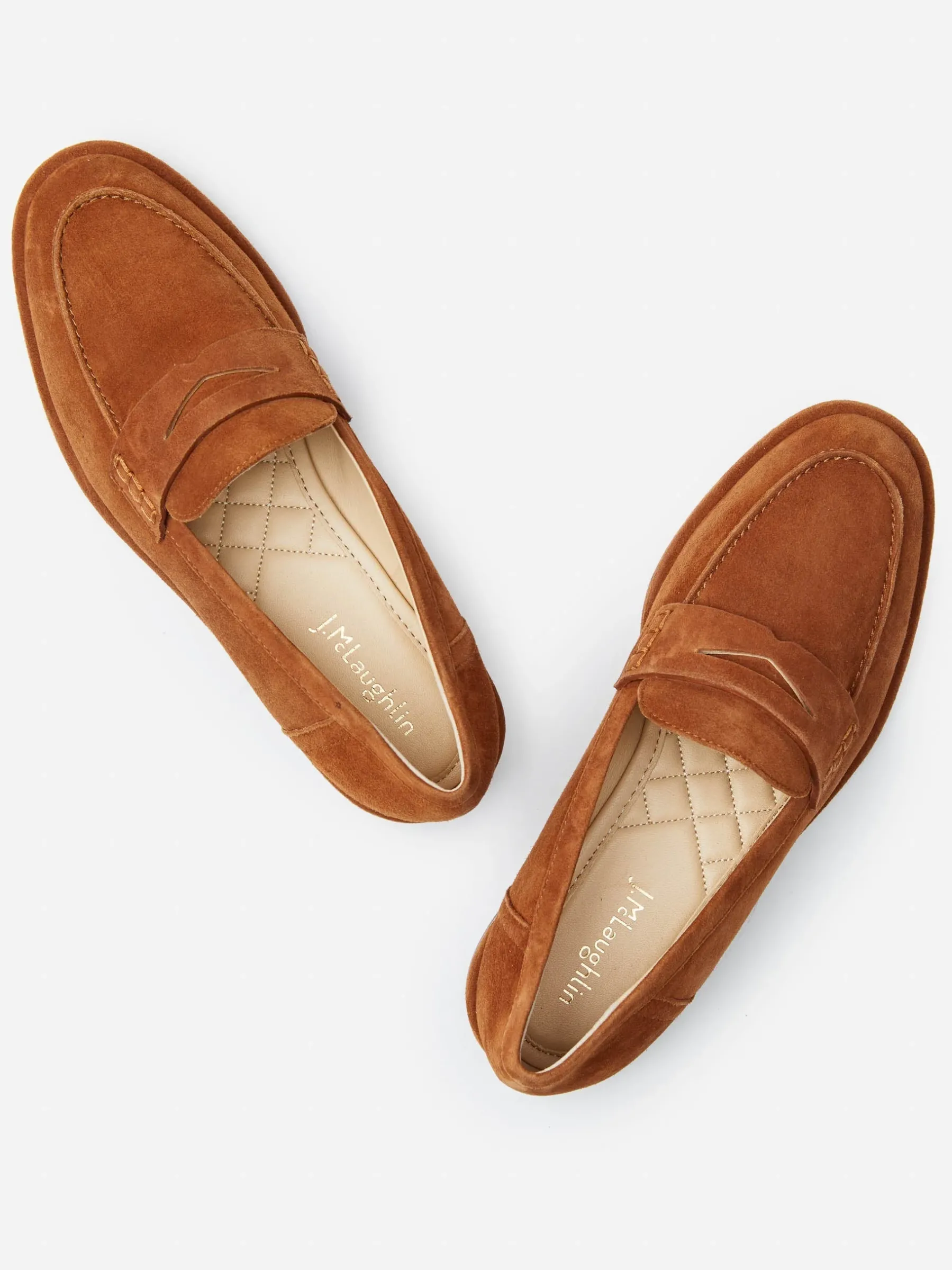 Concetta Suede Loafers-J.McLaughlin Outlet