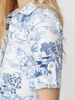 Cornelia Shirt In Chinoiserie Toile-J.McLaughlin Fashion