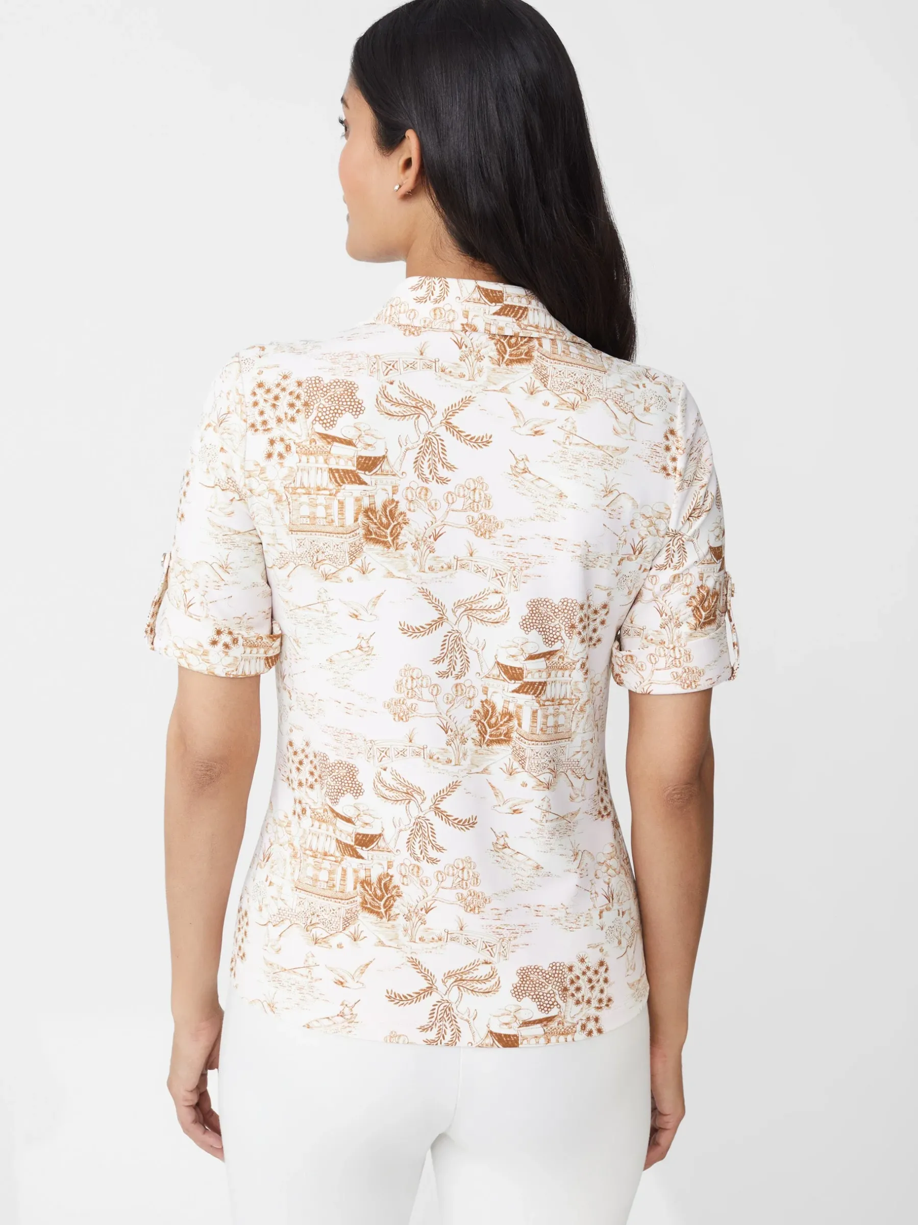 Cornelia Shirt In Chinoiserie Toile-J.McLaughlin Sale