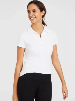 Court Cap Sleeve Polo-J.McLaughlin Fashion