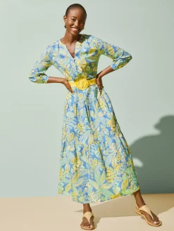 Cunningham Dress In Beach Bouquet-J.McLaughlin Online
