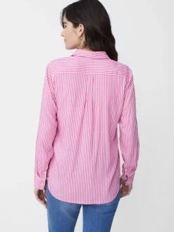 Denver Silk Shirt In Stripe-J.McLaughlin Outlet