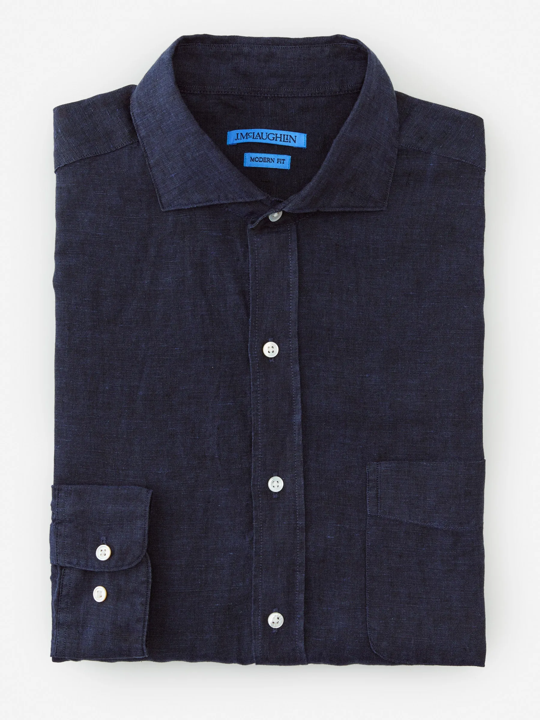 Drummond Modern Fit Linen Shirt-J.McLaughlin Sale