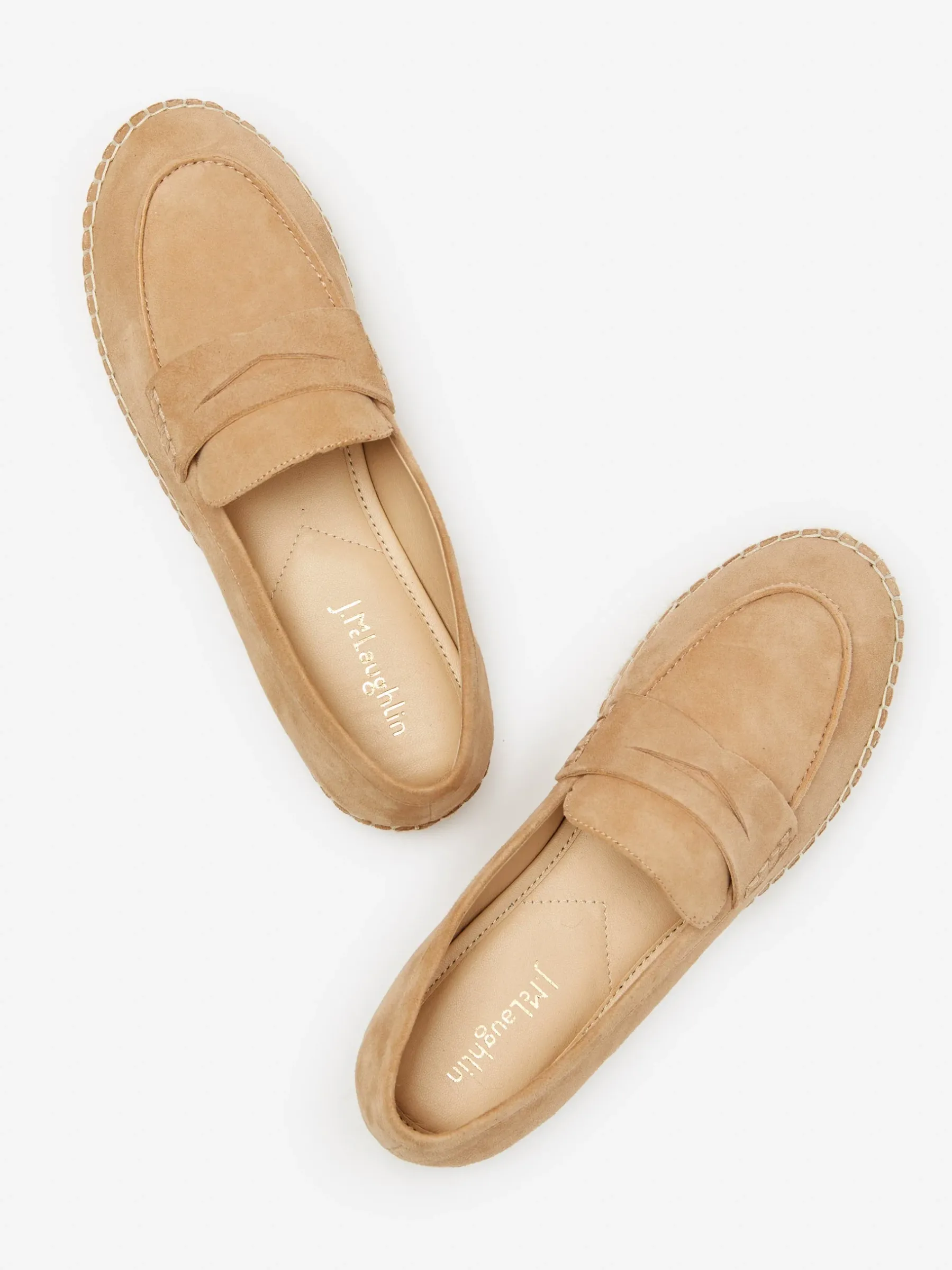 Edalene Suede Espadrille Loafers-J.McLaughlin Fashion