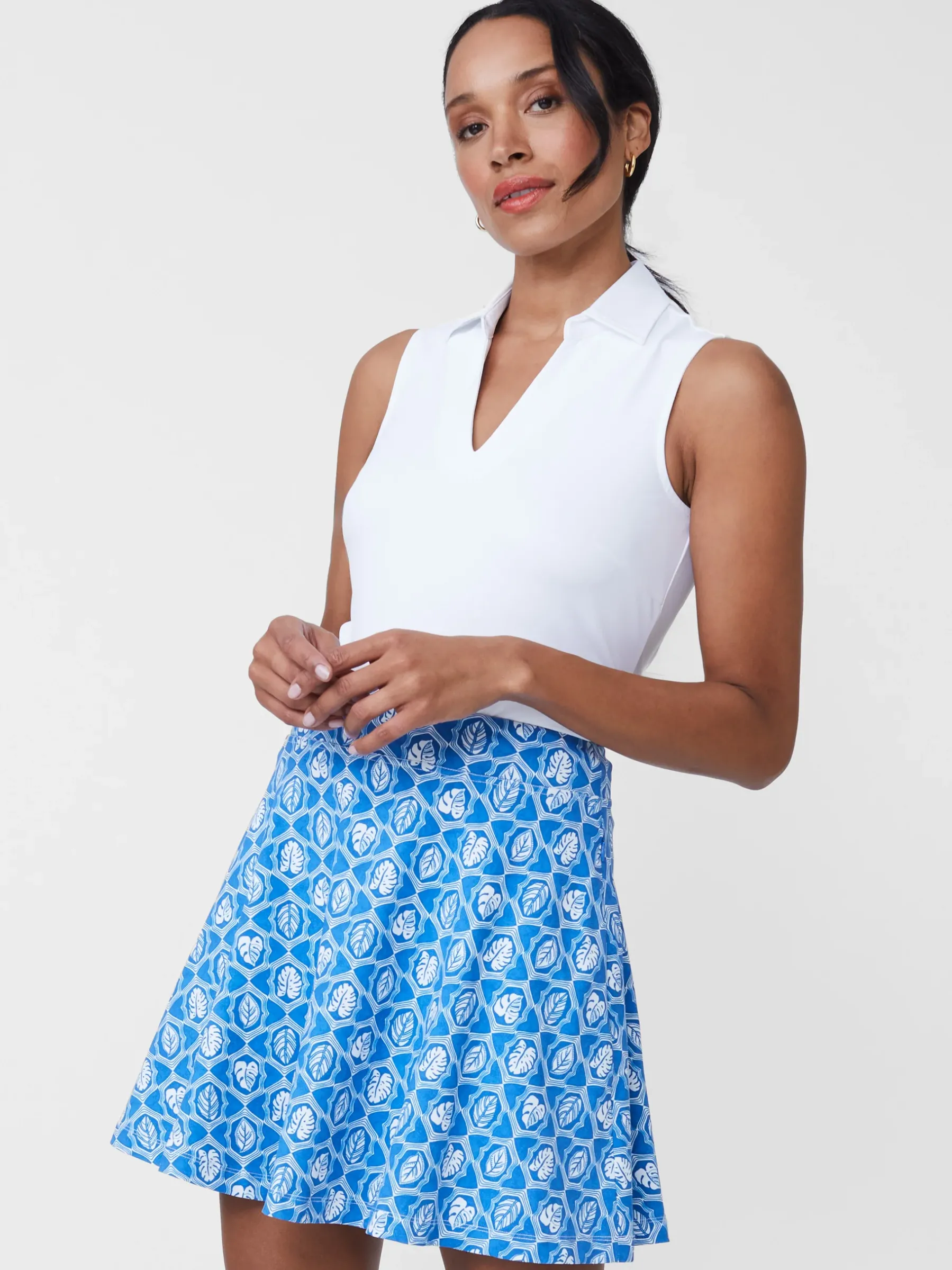 Fernwood Skort In Lahara Leaves-J.McLaughlin New