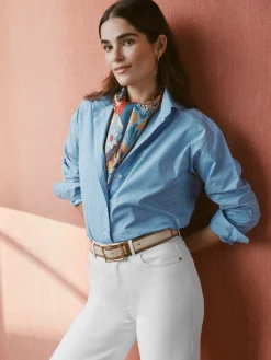 Finn Shirt In Micro Gingham-J.McLaughlin Sale