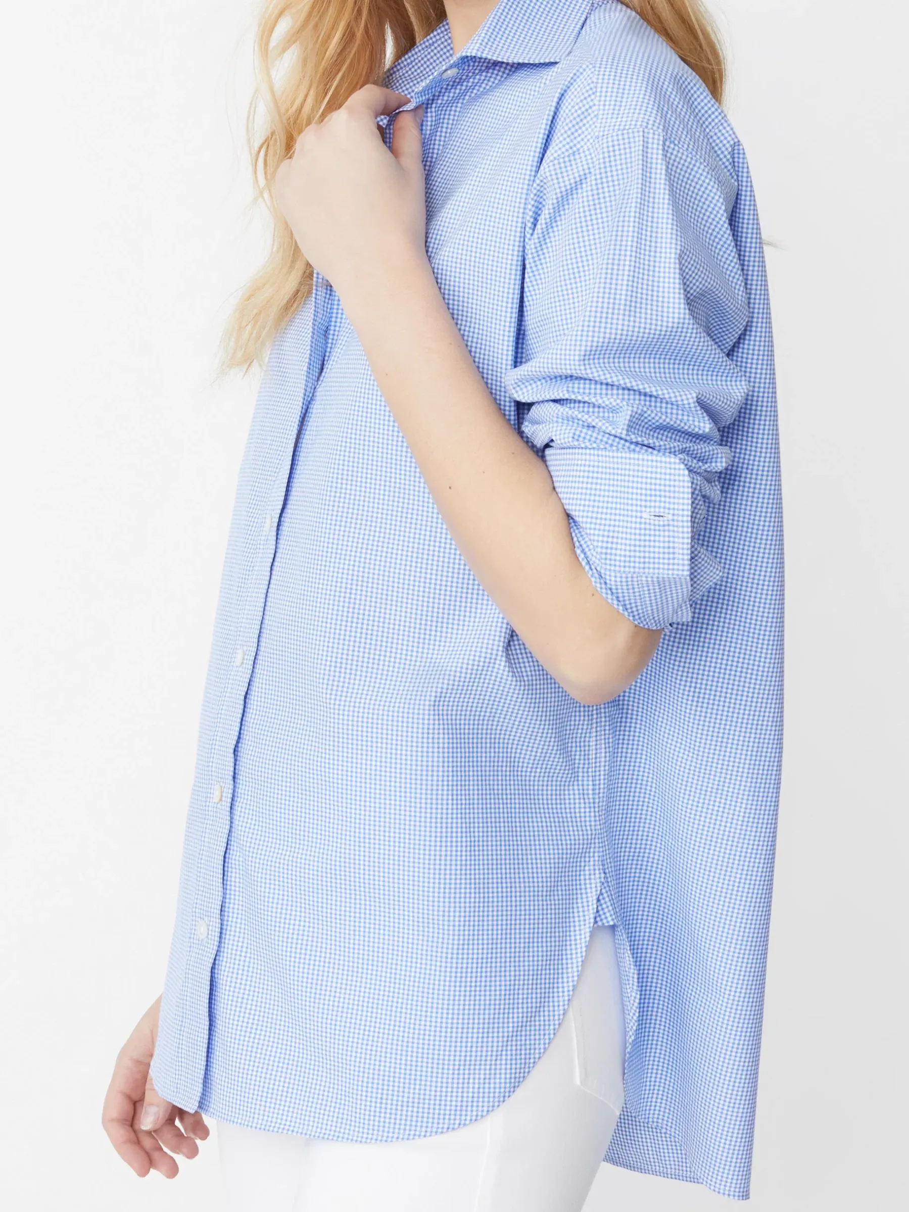 Finn Shirt In Micro Gingham-J.McLaughlin Sale
