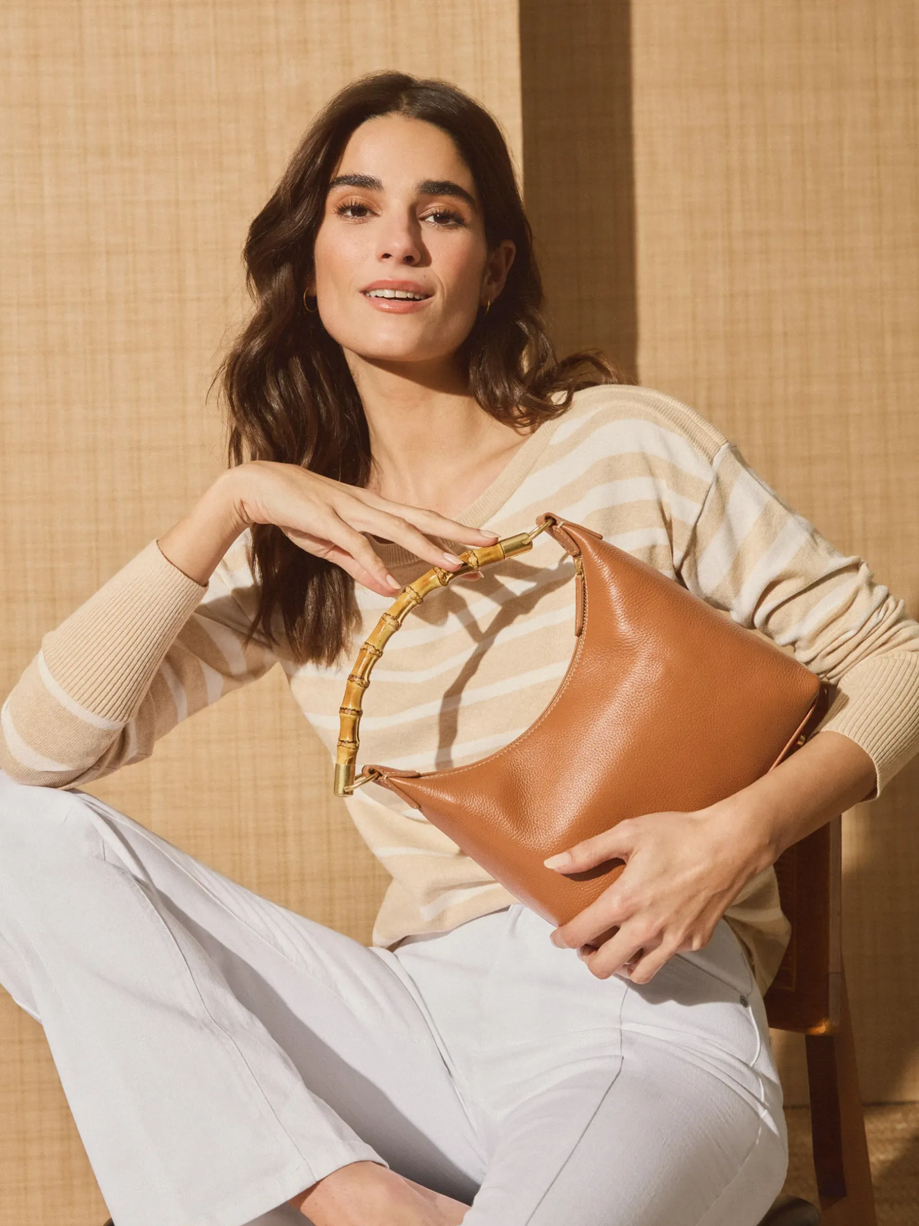 Folly Leather Handbag-J.McLaughlin Discount