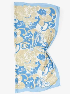 Gemma Scarf In Maxi Pandora Floral Border-J.McLaughlin Hot