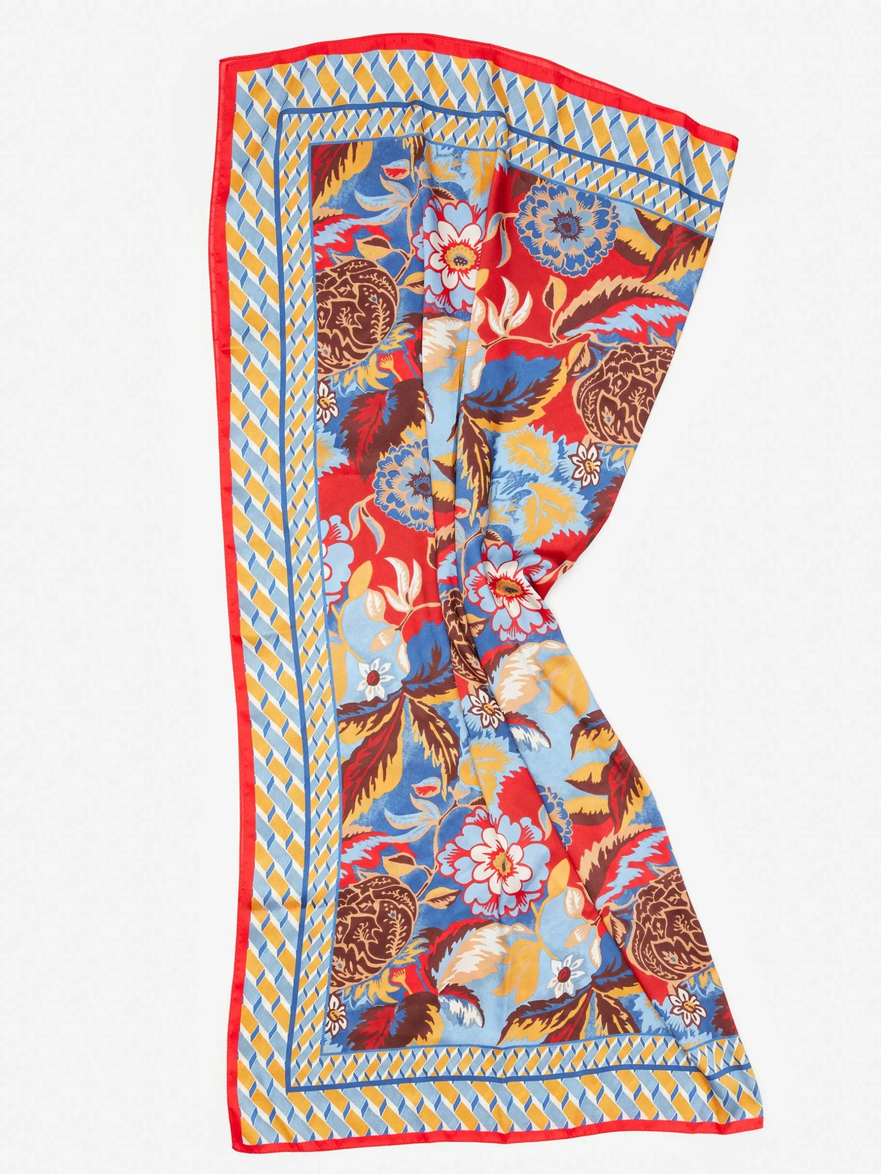 Gemma Scarf In Terra Blossom Border-J.McLaughlin Discount