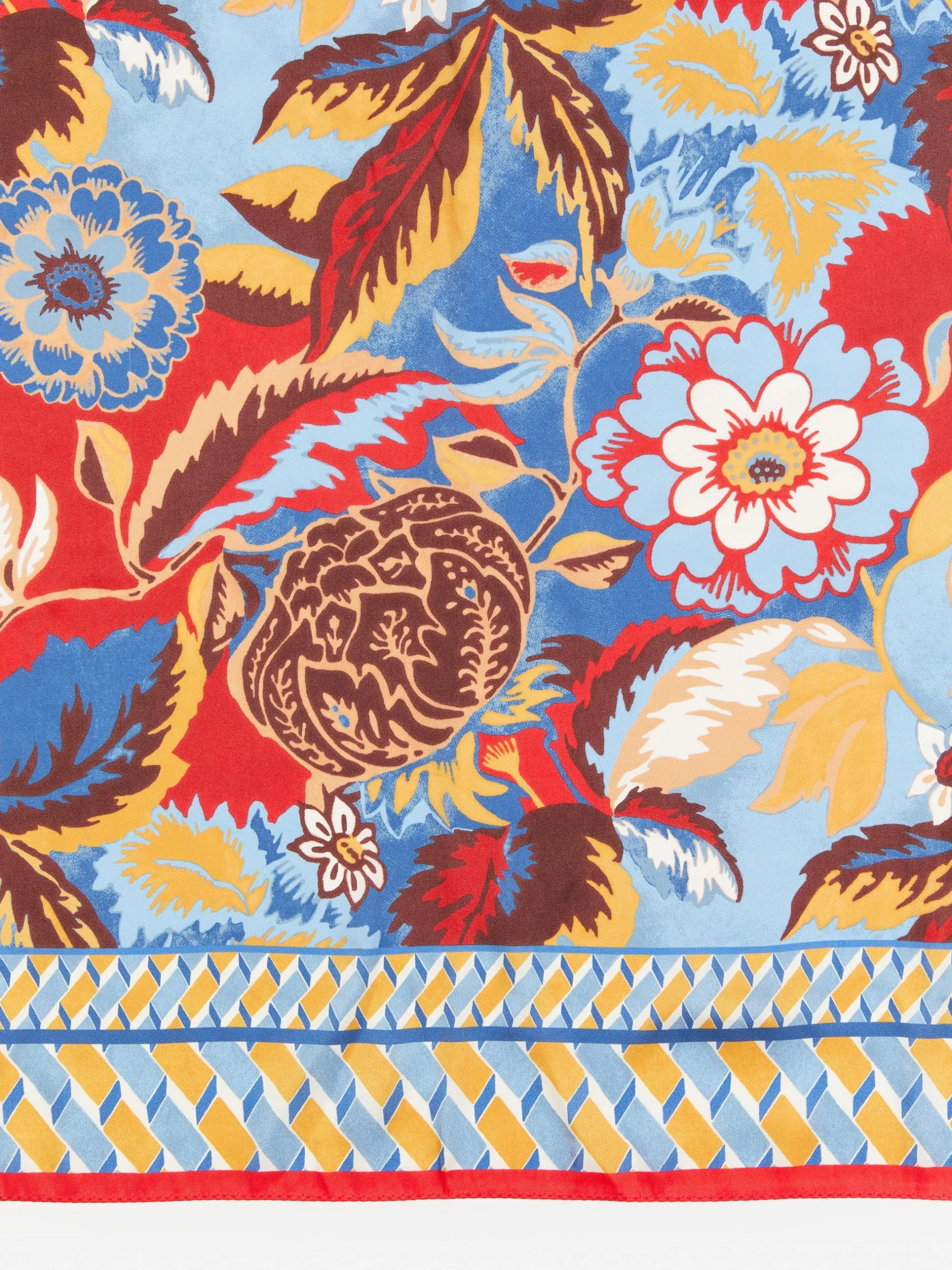 Gemma Scarf In Terra Blossom Border-J.McLaughlin Discount