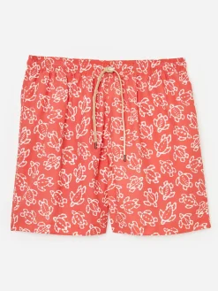 Gibson Swim Trunks In Batik Turtle-J.McLaughlin Best