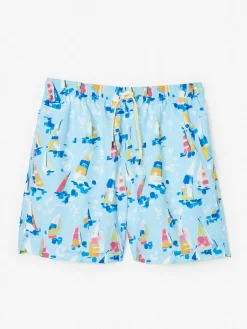 Gibson Swim Trunks In Open Sails-J.McLaughlin New