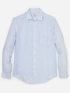 Gramercy Classic Fit Linen Shirt In Fineline-J.McLaughlin Fashion