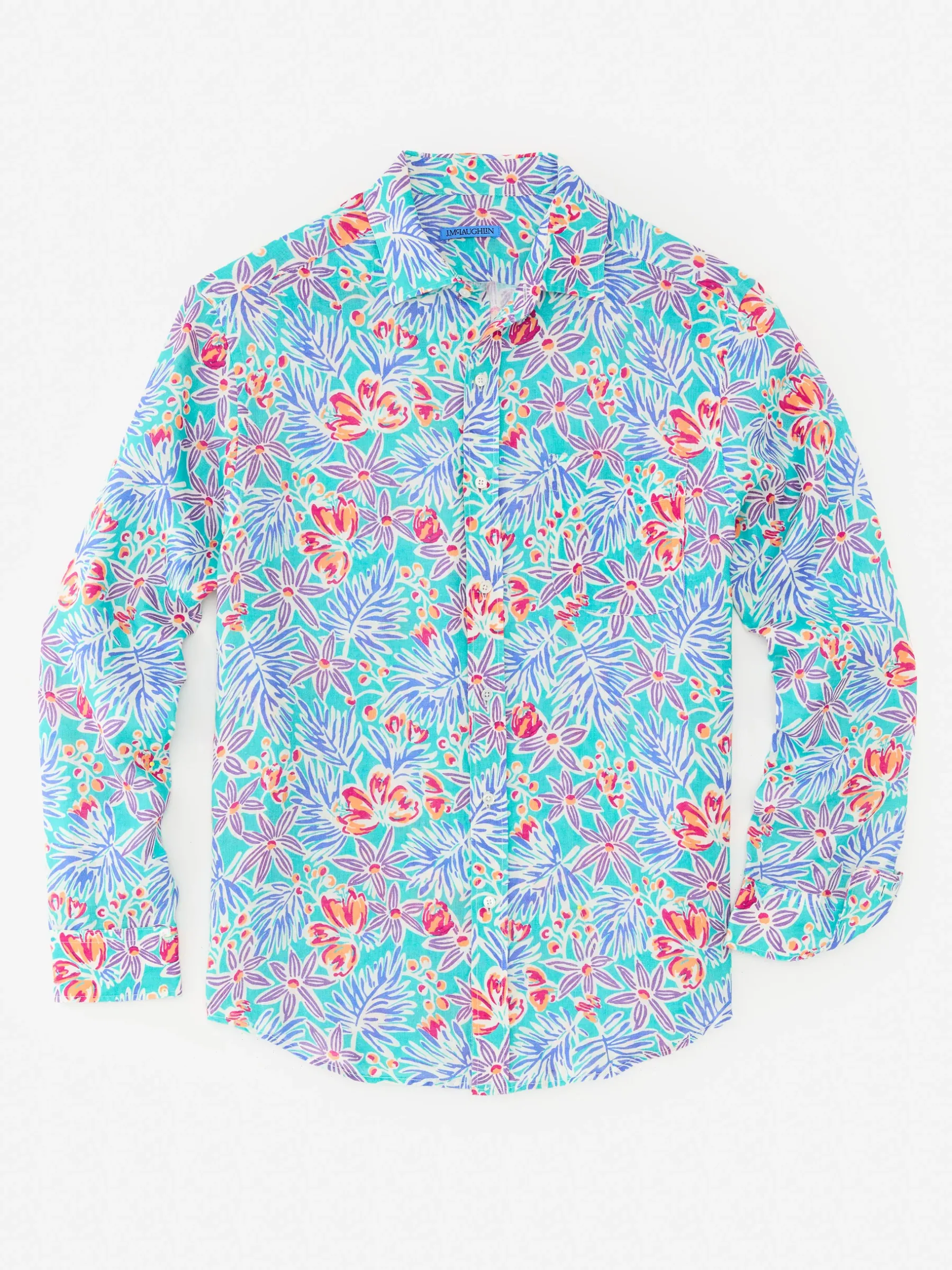 Gramercy Classic Fit Linen Shirt In Island Bouquet-J.McLaughlin New