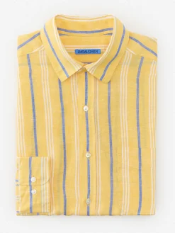 Gramercy Classic Fit Linen Shirt In Stripe-J.McLaughlin Sale