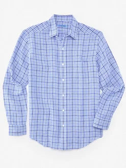 Gramercy Classic Fit Linen Shirt In Gingham-J.McLaughlin Outlet