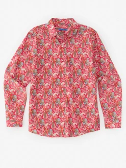Gramercy Modern Fit Silk Blend Shirt In Rare Bird-J.McLaughlin Sale