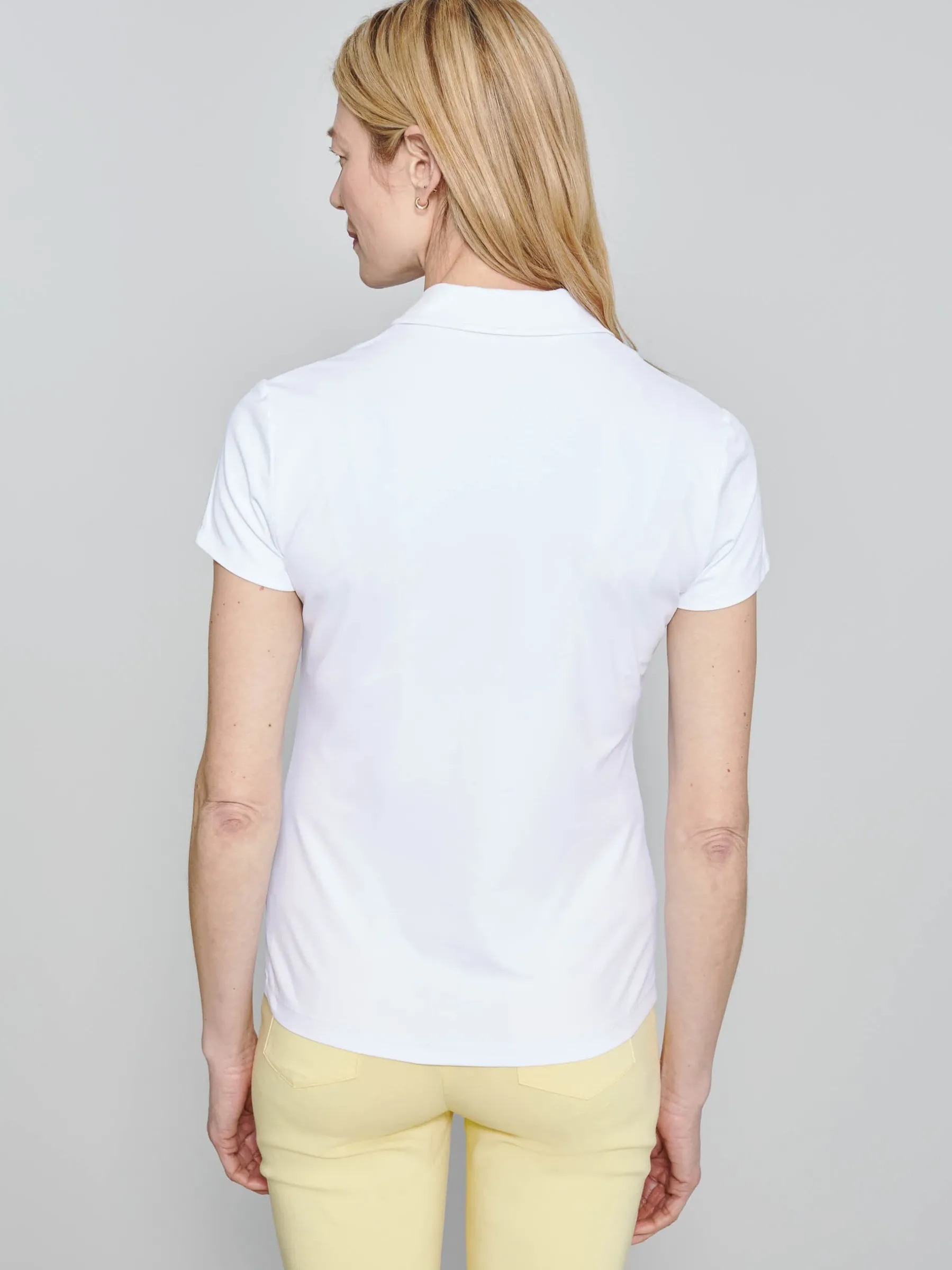 Greens Cap Sleeve Polo-J.McLaughlin Online