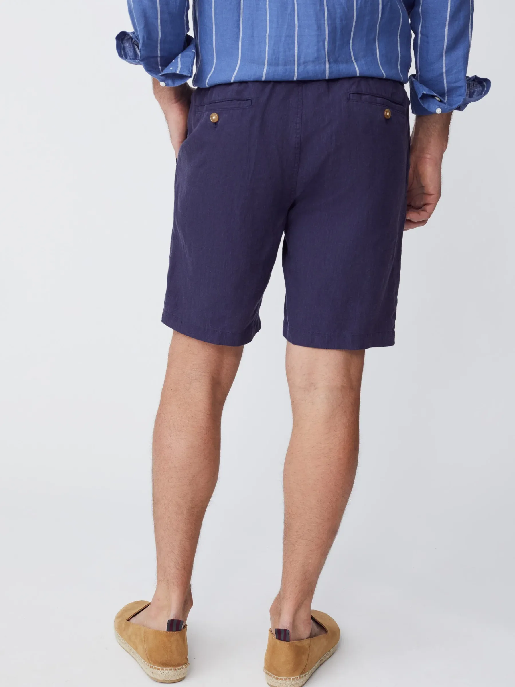 Griffin 7" Linen Shorts-J.McLaughlin Clearance