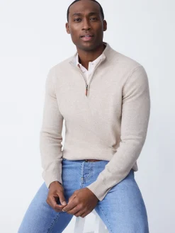 Henry Cashmere 1/4 Zip-J.McLaughlin Outlet