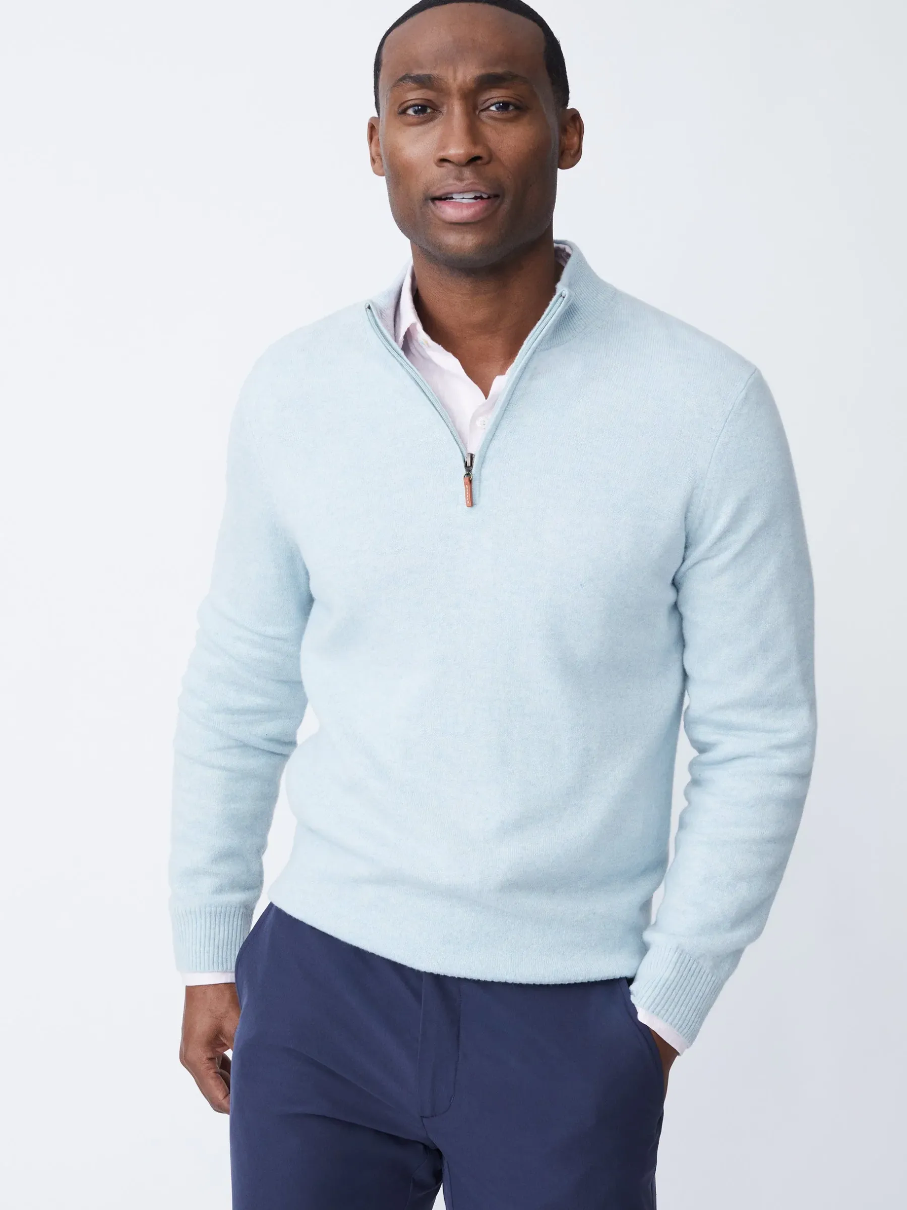 Henry Cashmere 1/4 Zip-J.McLaughlin Discount