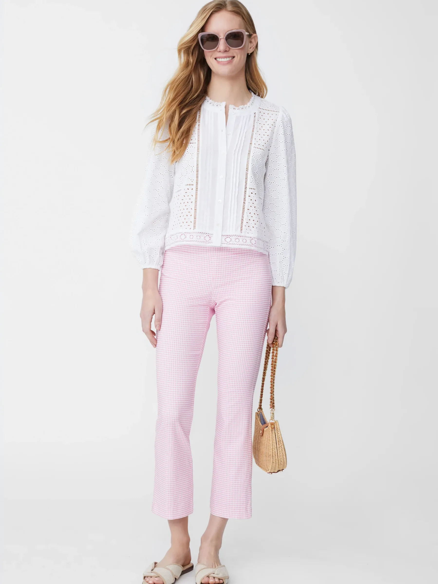 Ivy Pants In Cabana Gingham-J.McLaughlin Hot