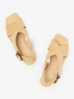 Jessamine Grasscloth Heels-J.McLaughlin Hot