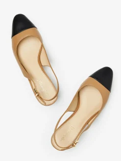 Jocelyn Leather Slingback Heels-J.McLaughlin Sale