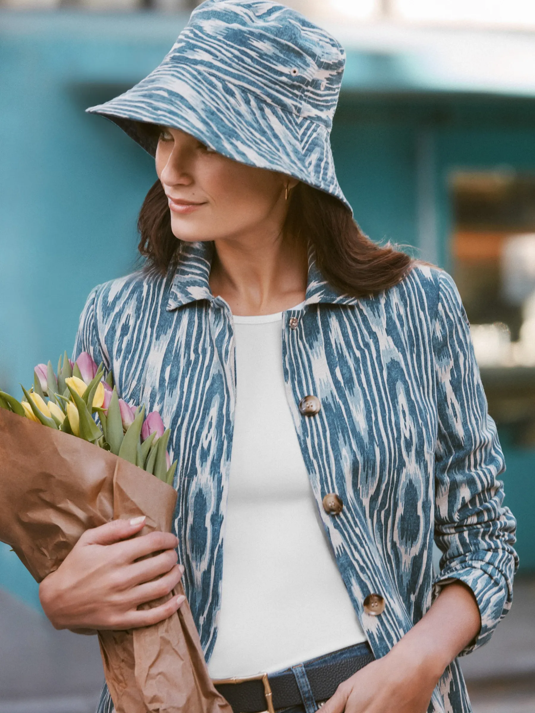 Keely Hat In Beau Bois-J.McLaughlin Sale
