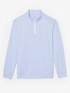 Kosta Performance 1/2 Zip In Covington Stripe-J.McLaughlin Online