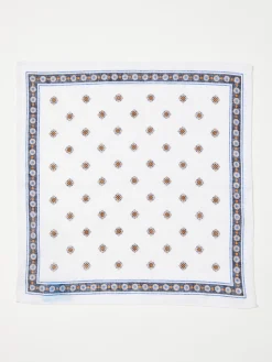 Linen Pocket Square In Foulard-J.McLaughlin Discount