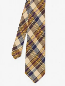 Linen Tie In Plaid-J.McLaughlin Discount