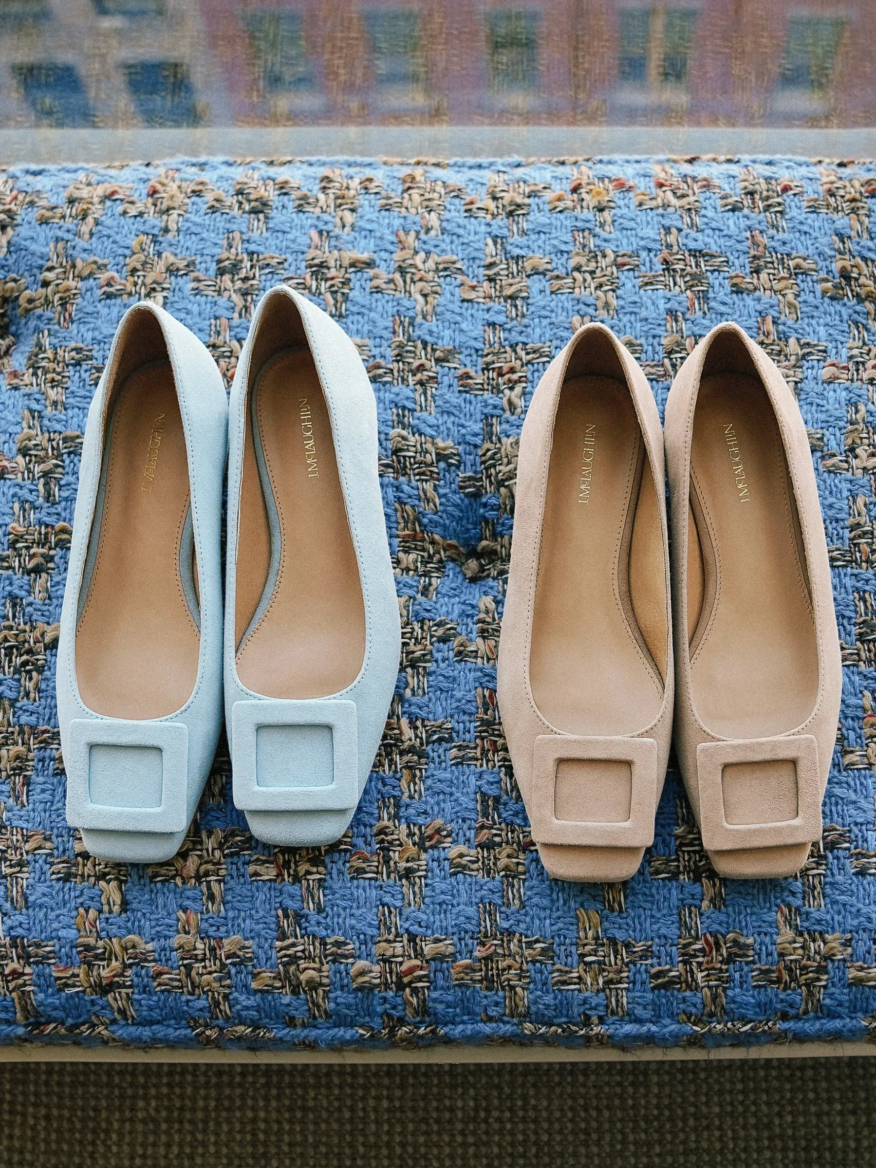 Lisbeth Suede Block Heels-J.McLaughlin New