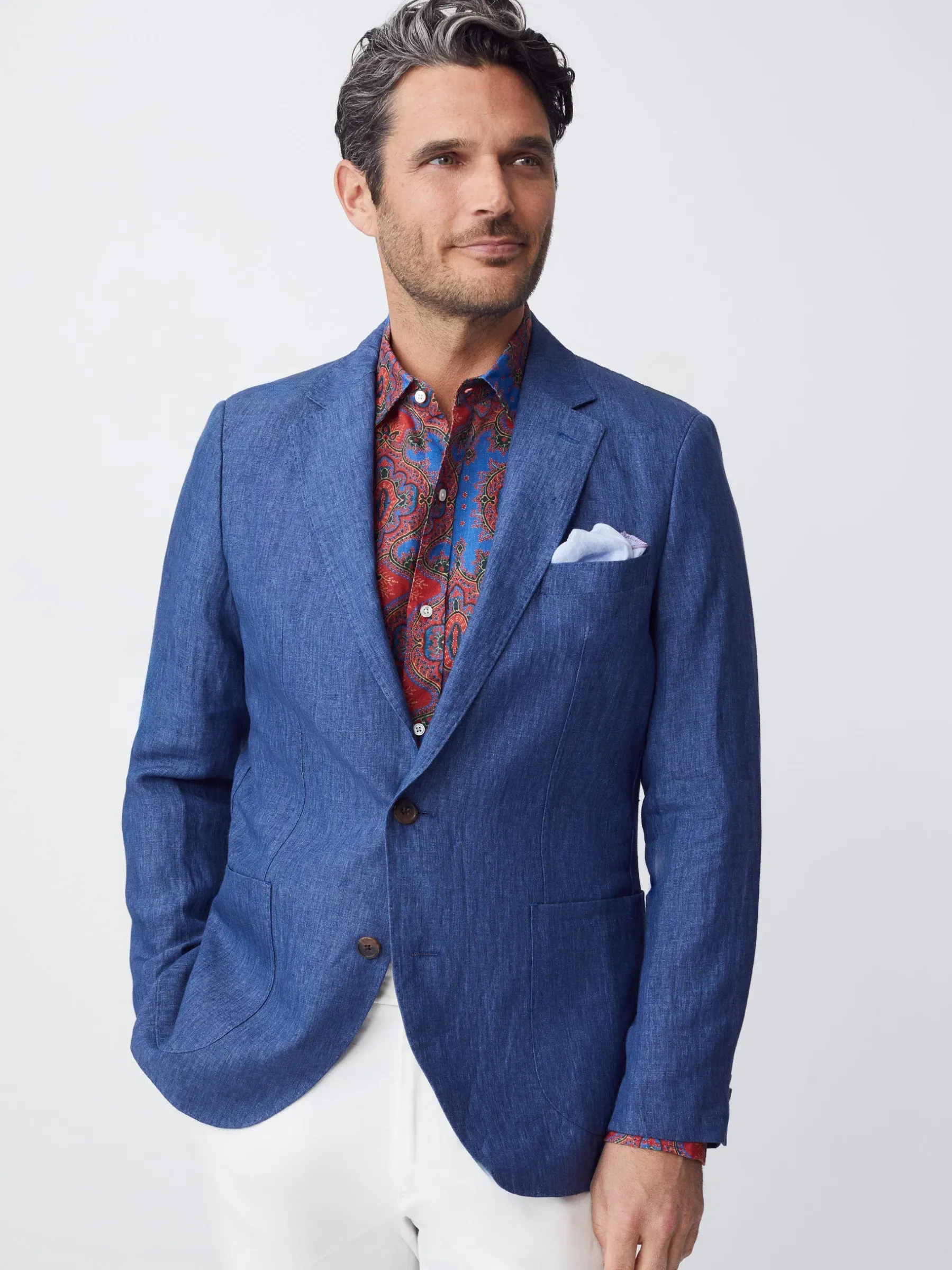Lisbon Linen Blazer-J.McLaughlin Sale