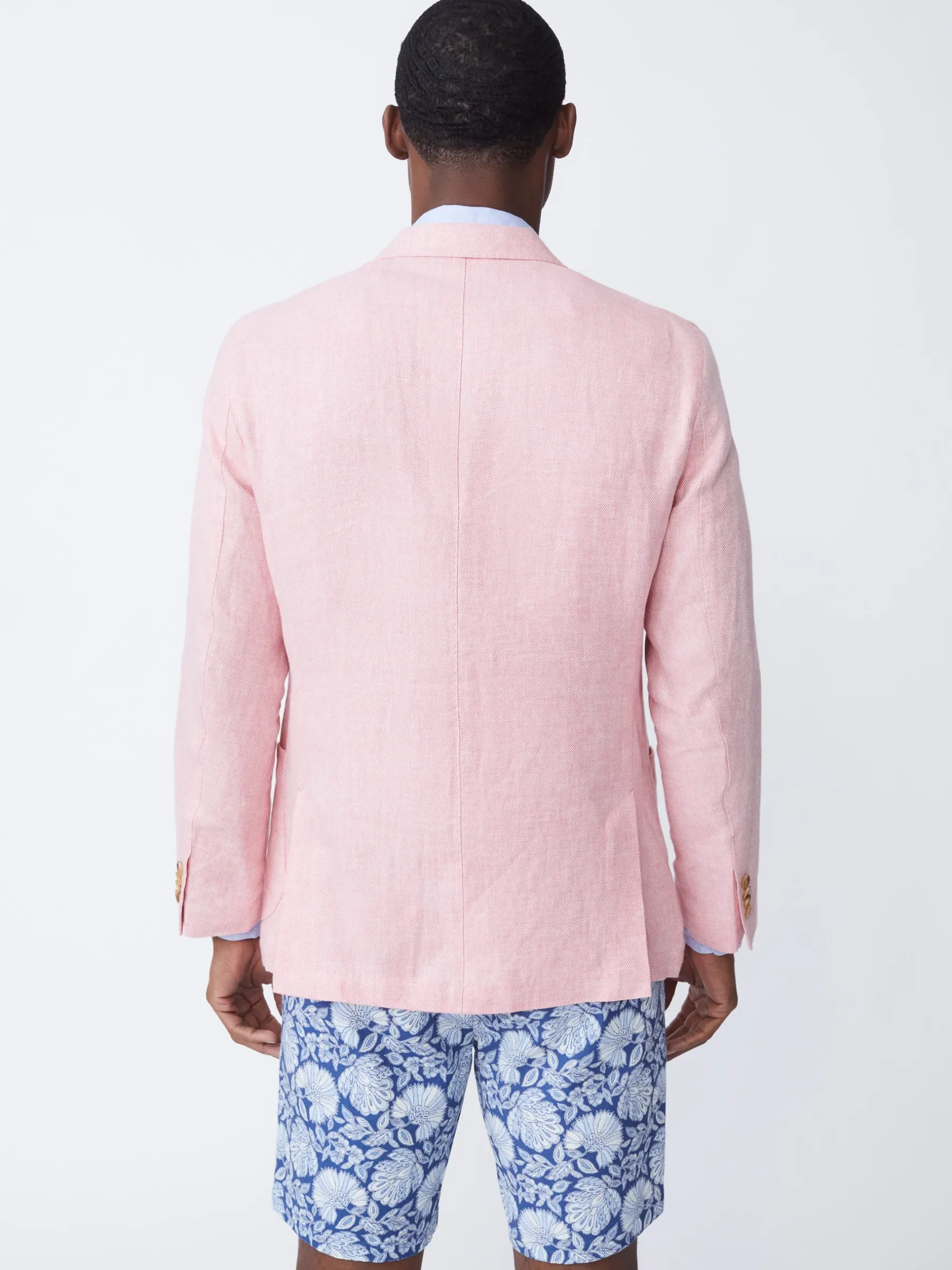 Lisbon Linen Blazer In Herringbone-J.McLaughlin Outlet