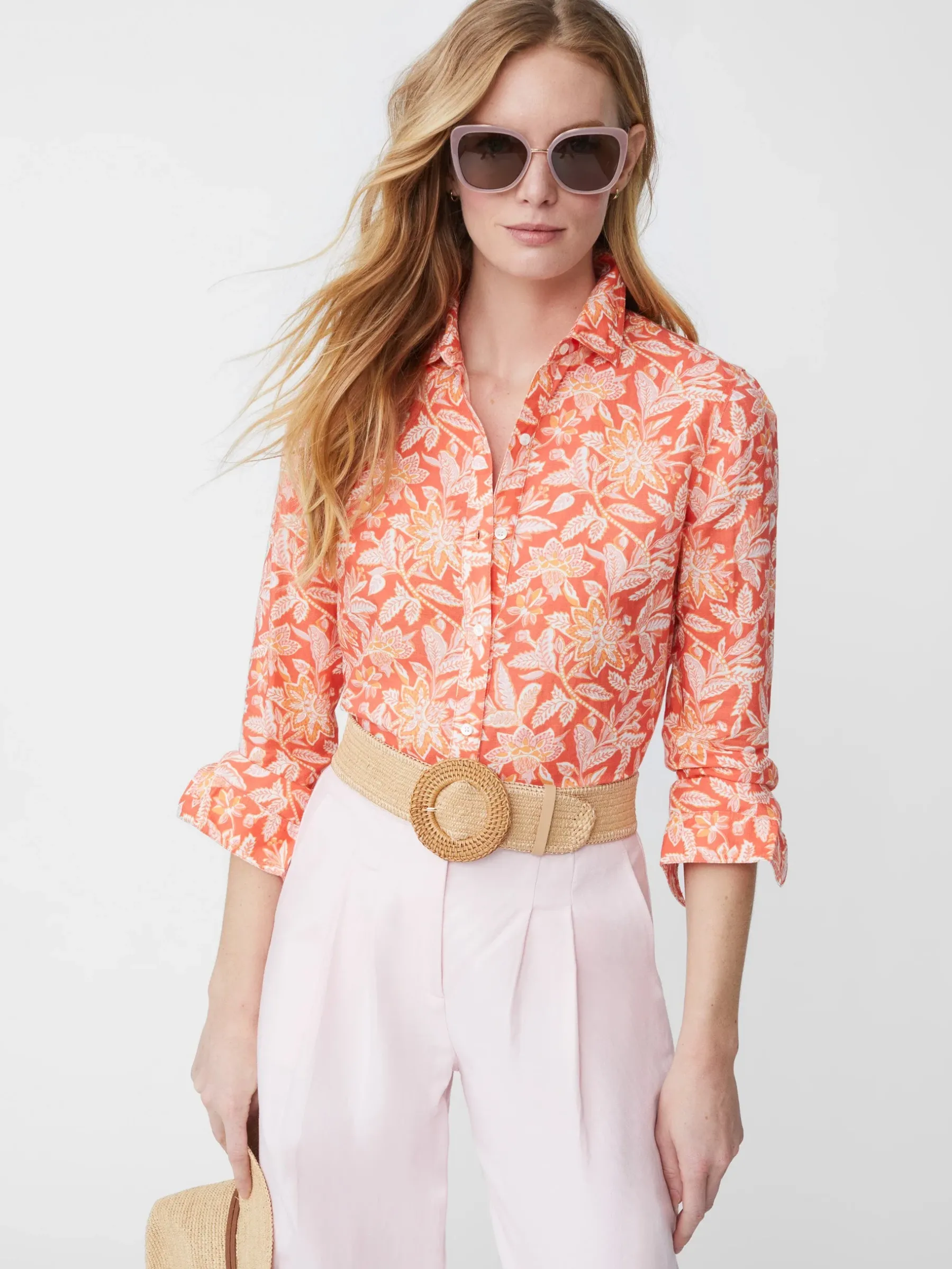 Lois Linen Shirt In Bloomsbury-J.McLaughlin Outlet