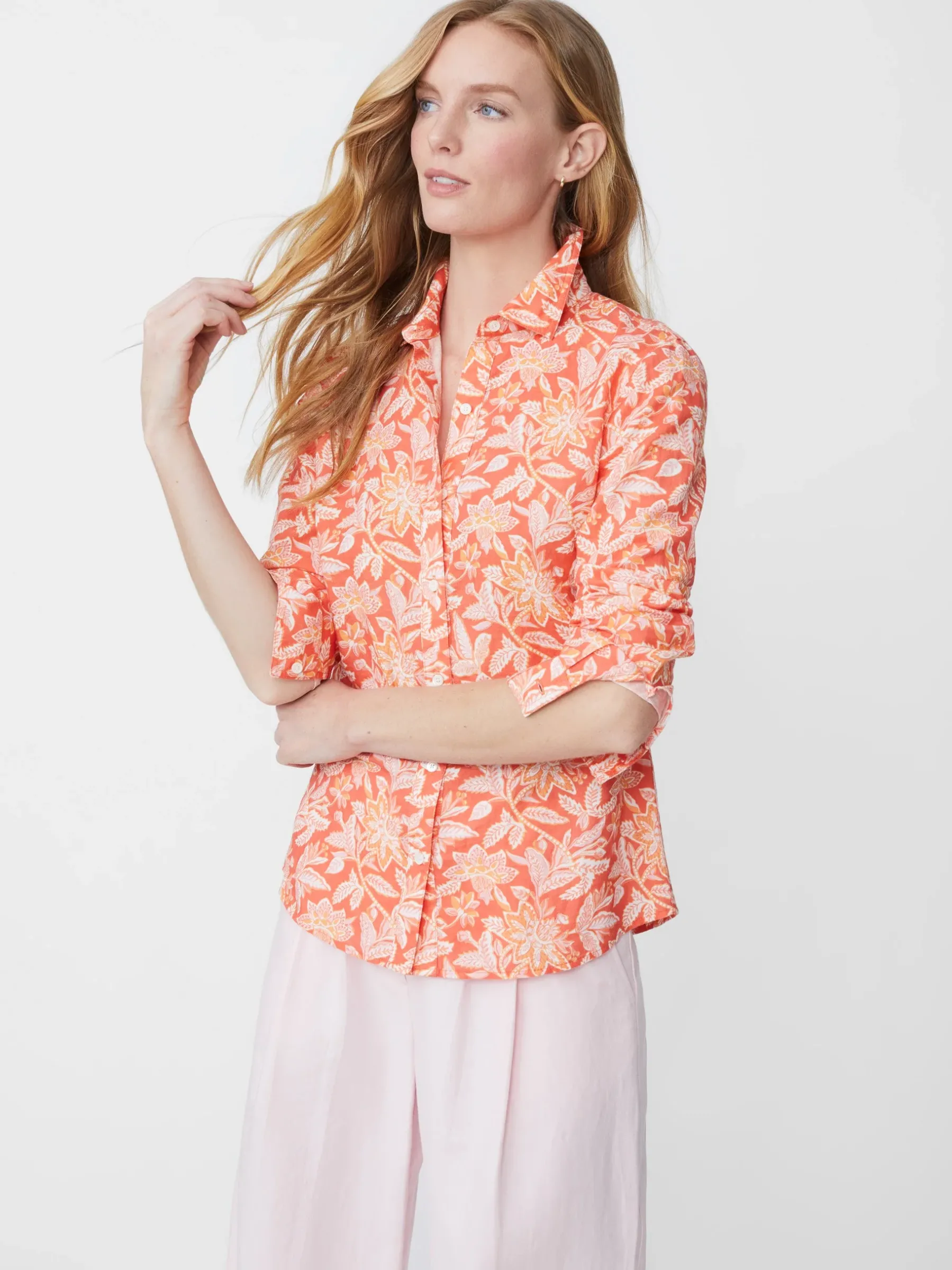 Lois Linen Shirt In Bloomsbury-J.McLaughlin Outlet