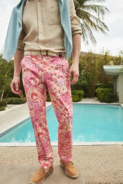 Lukas Pants In Posh Pansies-J.McLaughlin Online