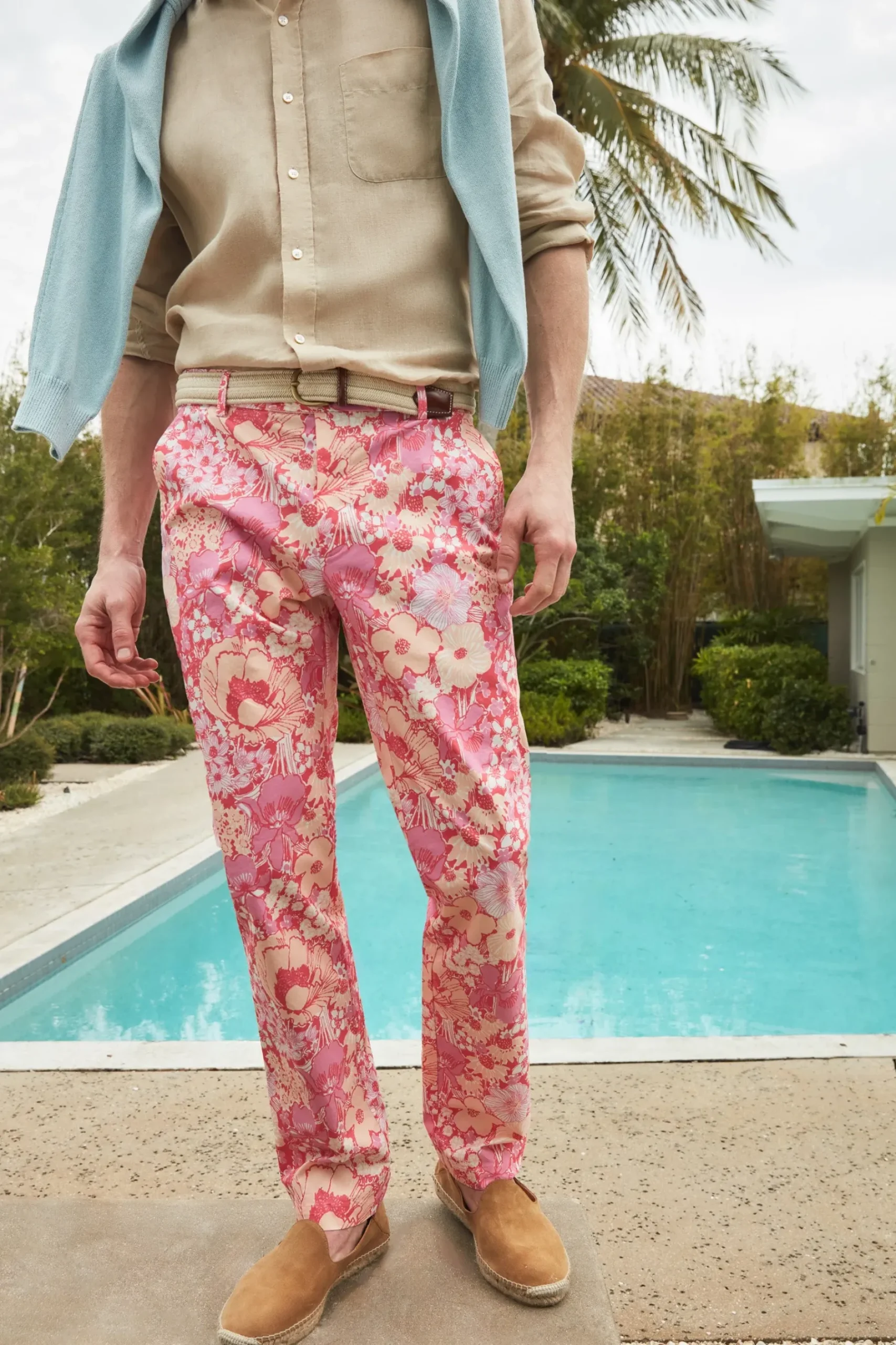 Lukas Pants In Posh Pansies-J.McLaughlin Online