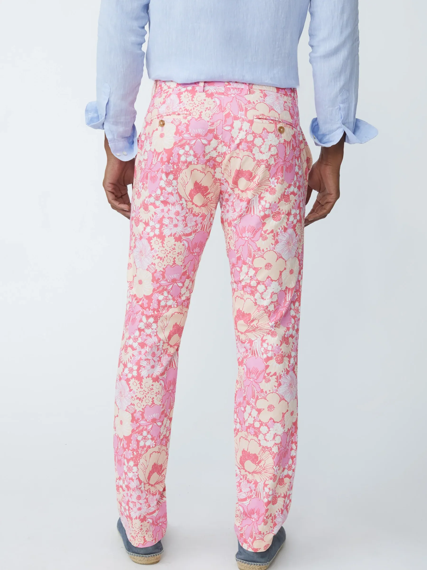 Lukas Pants In Posh Pansies-J.McLaughlin Online