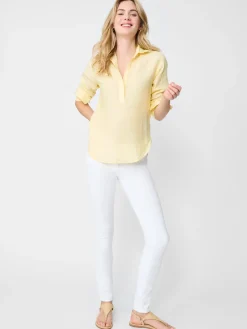Lula Linen Shirt In Stripe-J.McLaughlin Fashion