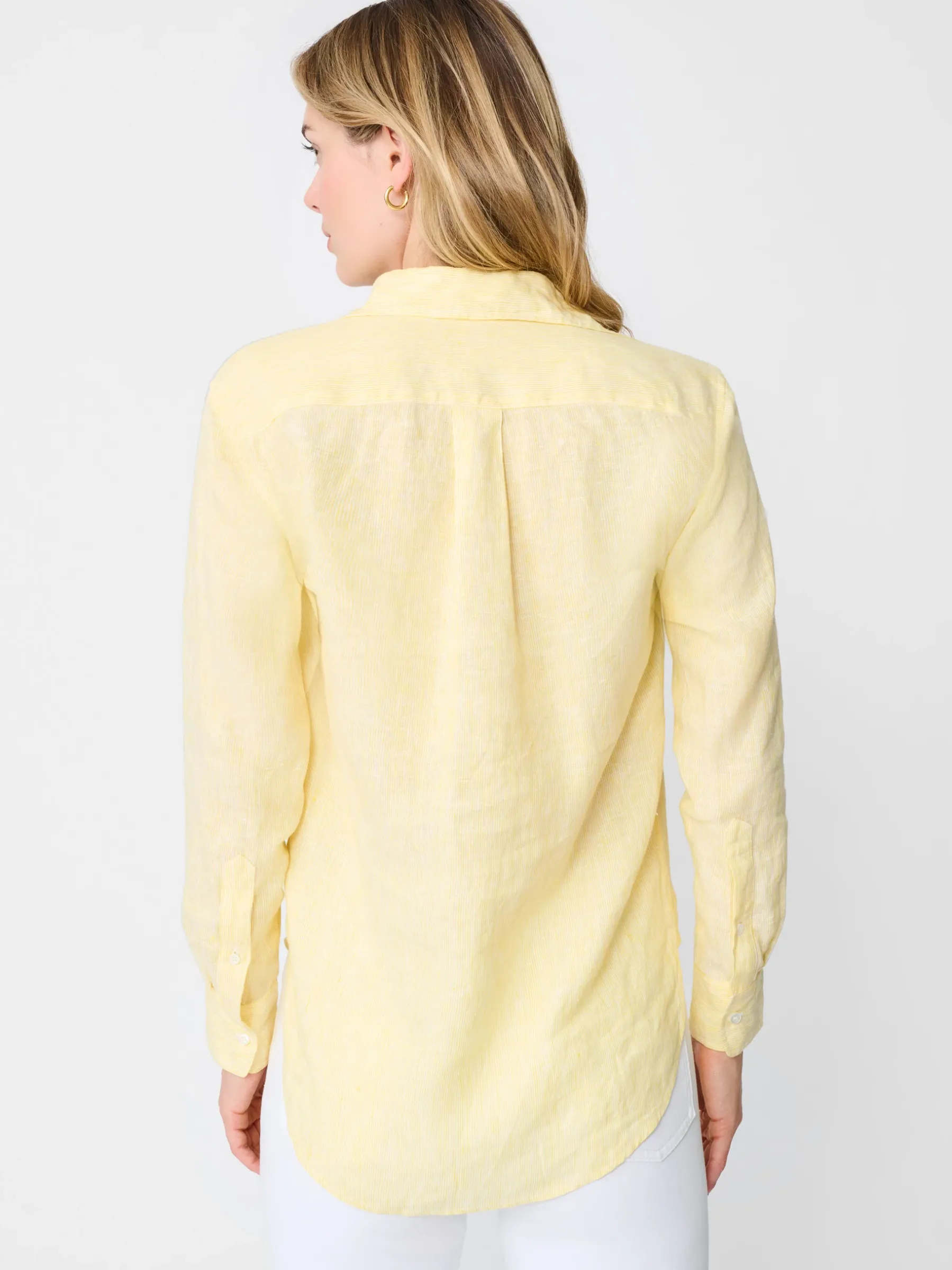 Lula Linen Shirt In Stripe-J.McLaughlin Fashion