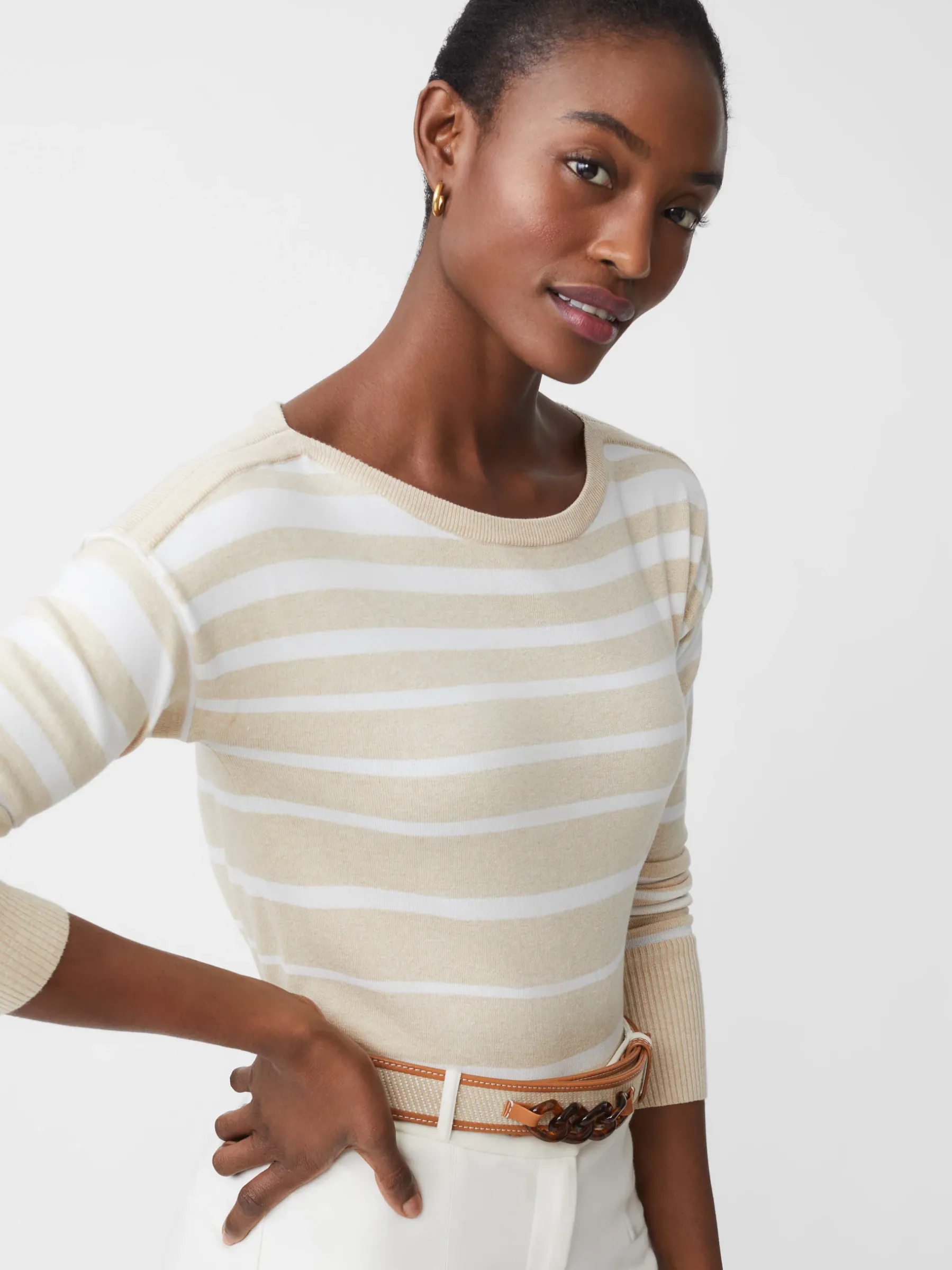 Marin Sweater In Stripe-J.McLaughlin Hot