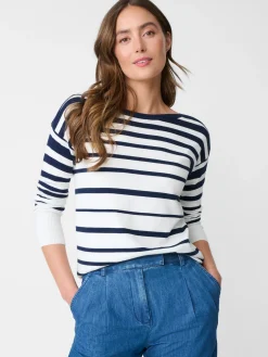 Marin Sweater In Stripe-J.McLaughlin Fashion
