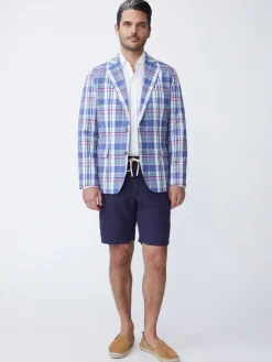 McCown Blazer In Plaid-J.McLaughlin Clearance