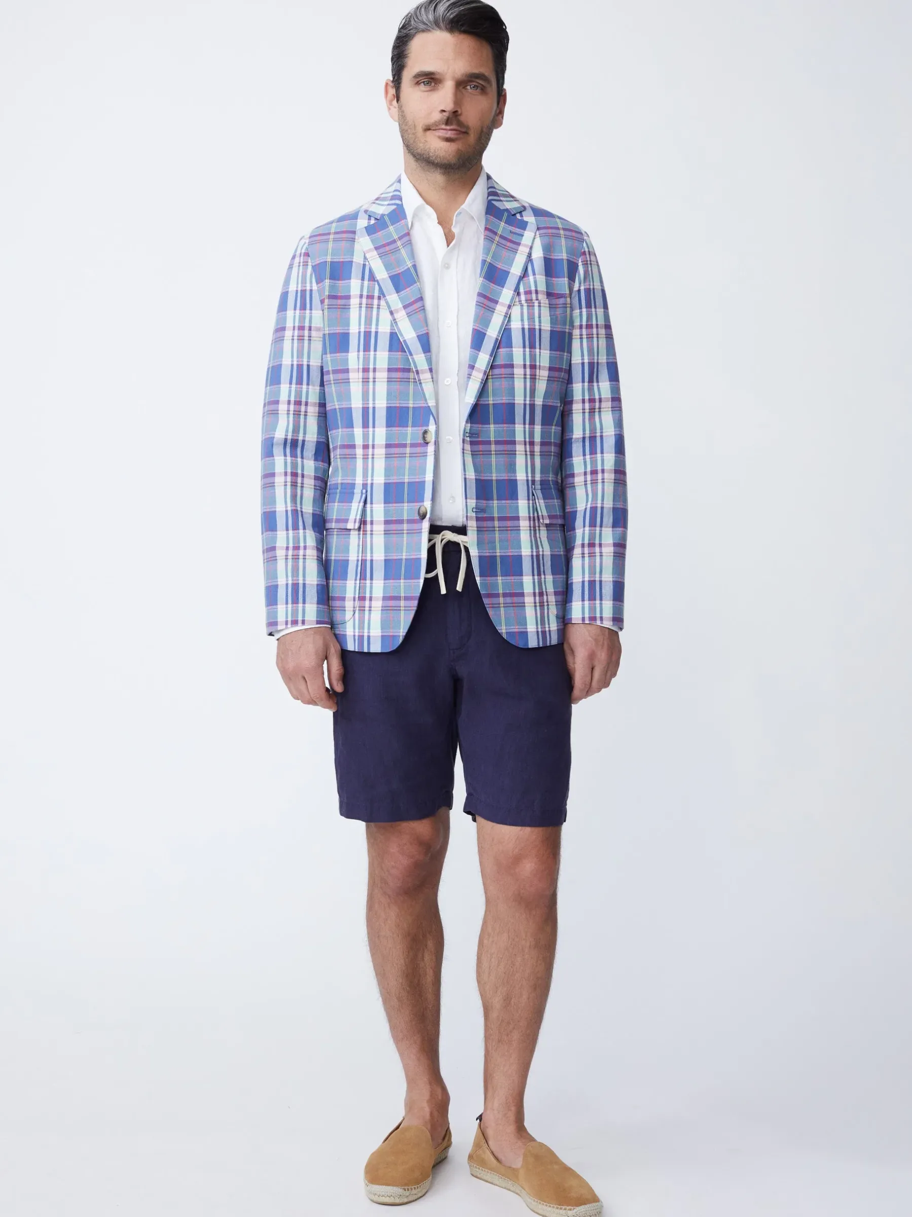McCown Blazer In Plaid-J.McLaughlin Clearance